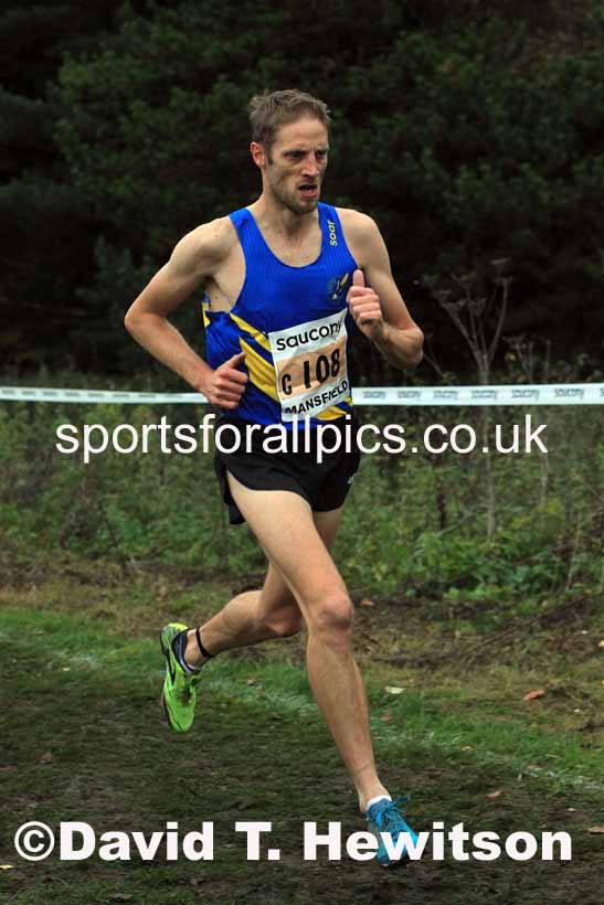 Senior Men, 2022 National Cross Country Relays, Berry Hill Park, Mansfield.  Photo: David T. Hewitson/Sports for All Pics